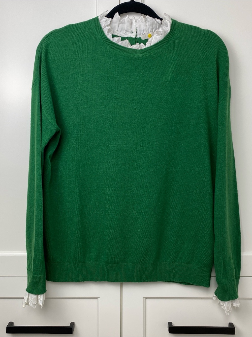 Boden Green Crewneck Sweater